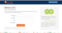 Desktop Screenshot of boleon.com